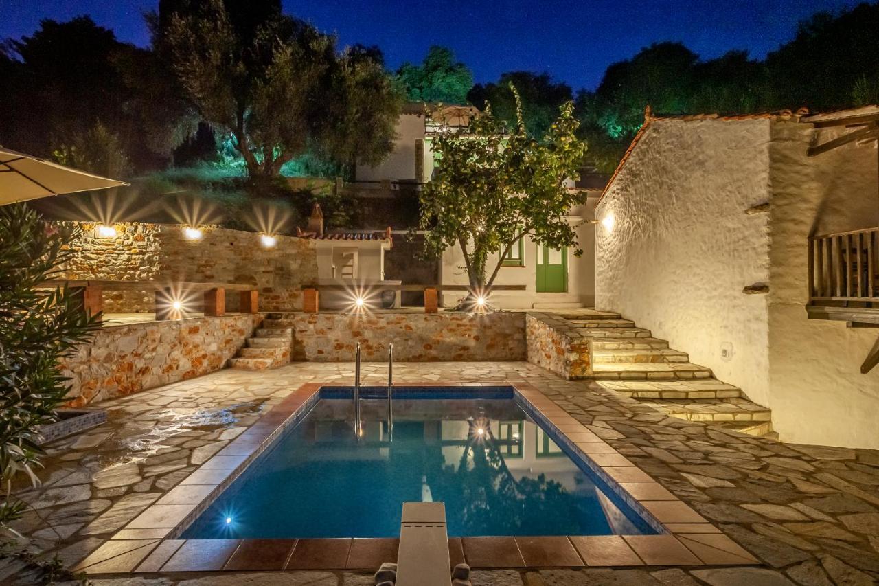 Olea Skopelos Villas With Swimming Pools & Sea View Panormos  Bagian luar foto
