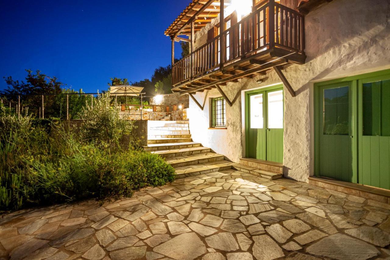 Olea Skopelos Villas With Swimming Pools & Sea View Panormos  Bagian luar foto