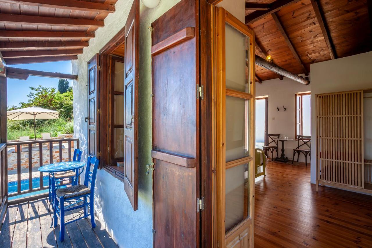 Olea Skopelos Villas With Swimming Pools & Sea View Panormos  Bagian luar foto