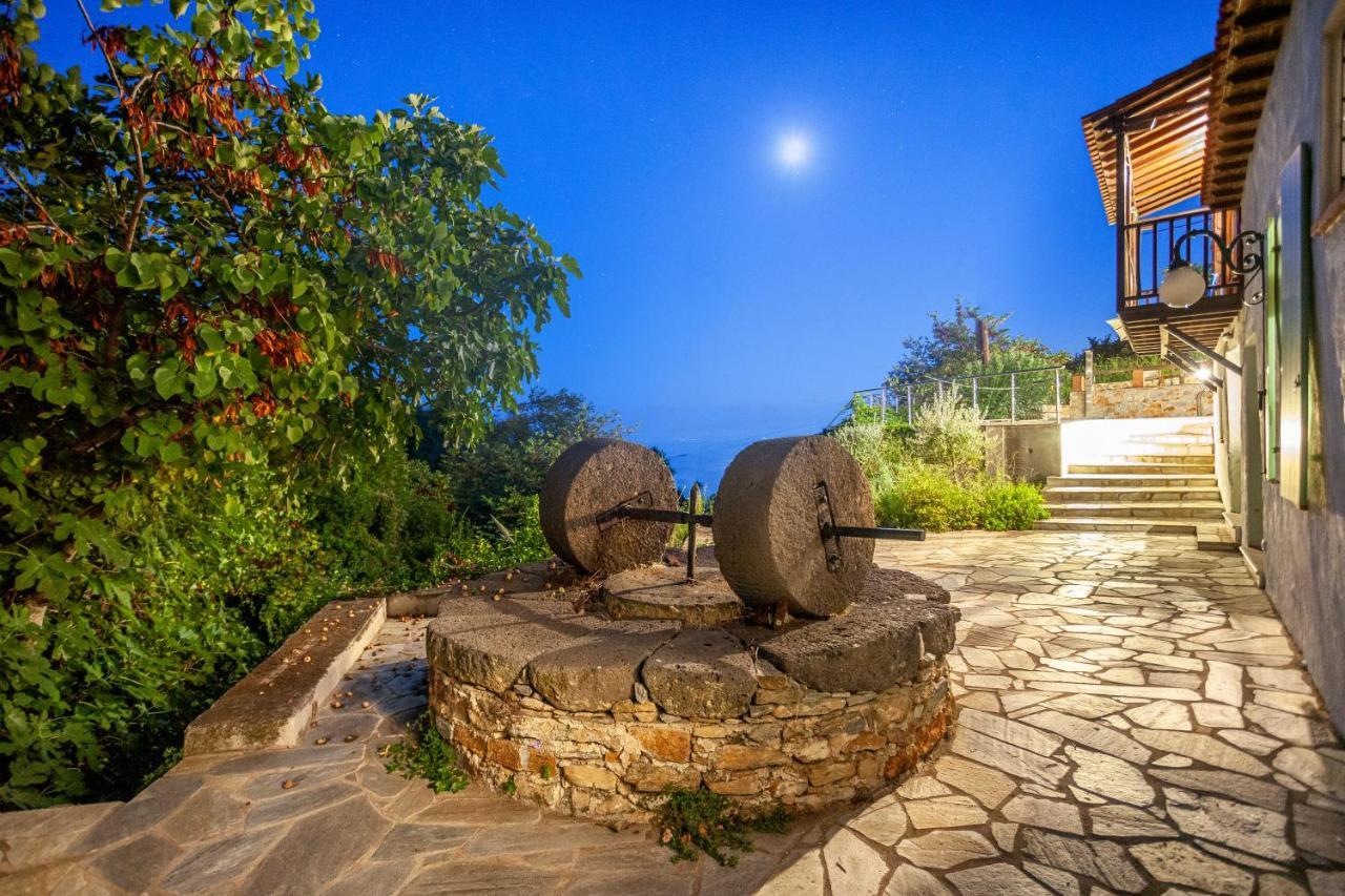 Olea Skopelos Villas With Swimming Pools & Sea View Panormos  Bagian luar foto