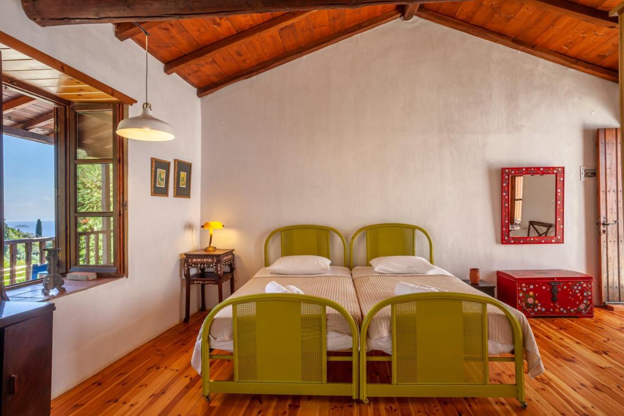 Olea Skopelos Villas With Swimming Pools & Sea View Panormos  Bagian luar foto