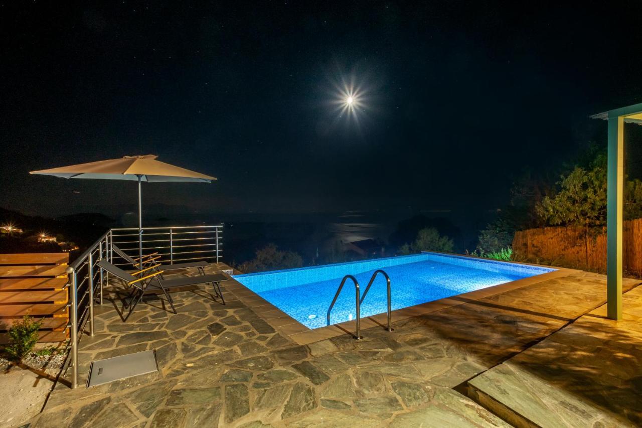 Olea Skopelos Villas With Swimming Pools & Sea View Panormos  Bagian luar foto