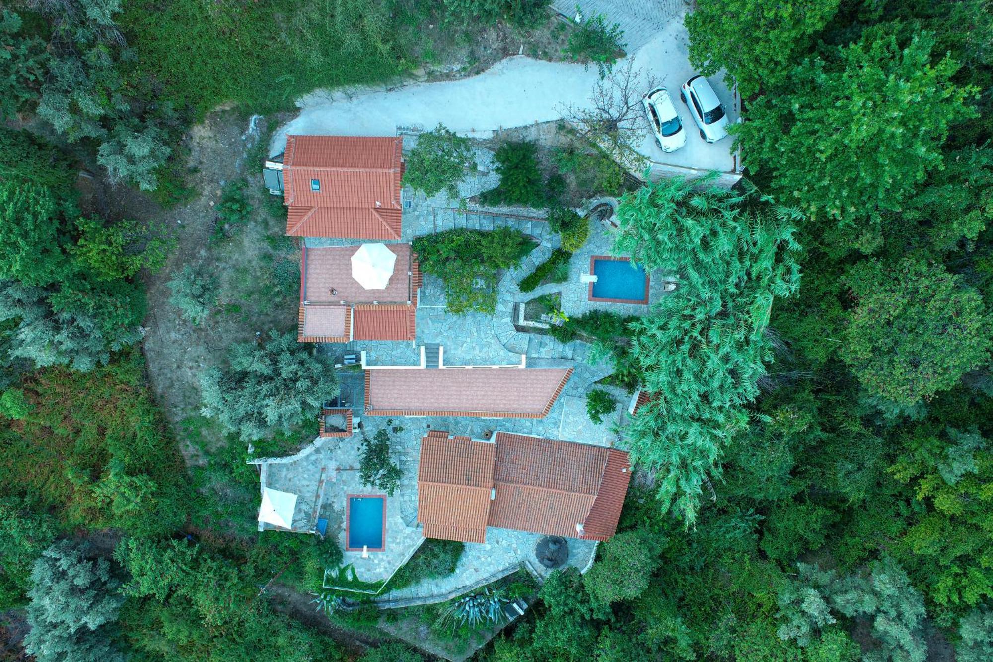 Olea Skopelos Villas With Swimming Pools & Sea View Panormos  Bagian luar foto